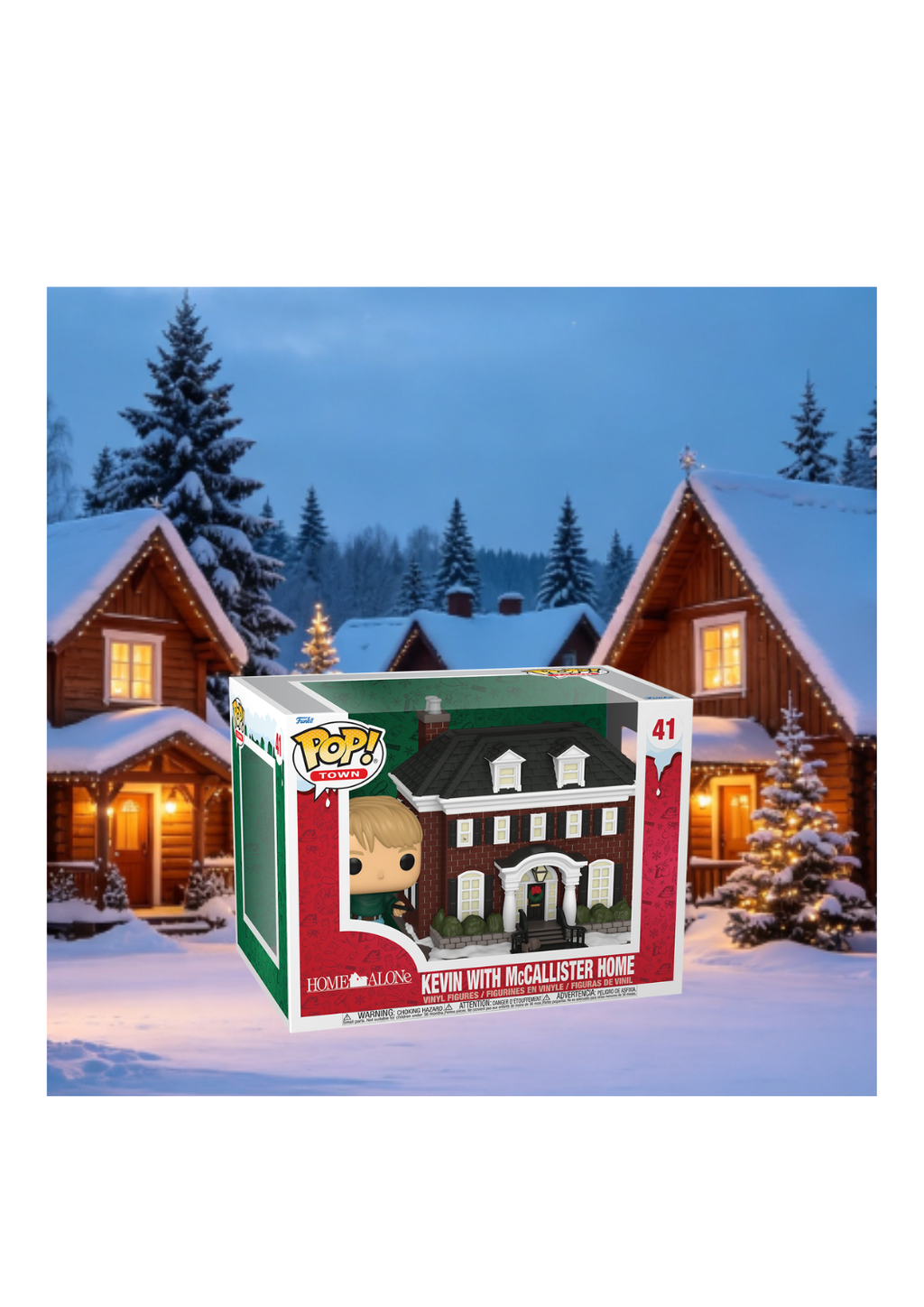 Funko Pop! Town #41 — Kevin with McCallister Home (Home Alone)