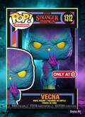 Funko Pop! Vecna Black light #1312 — Stranger Things