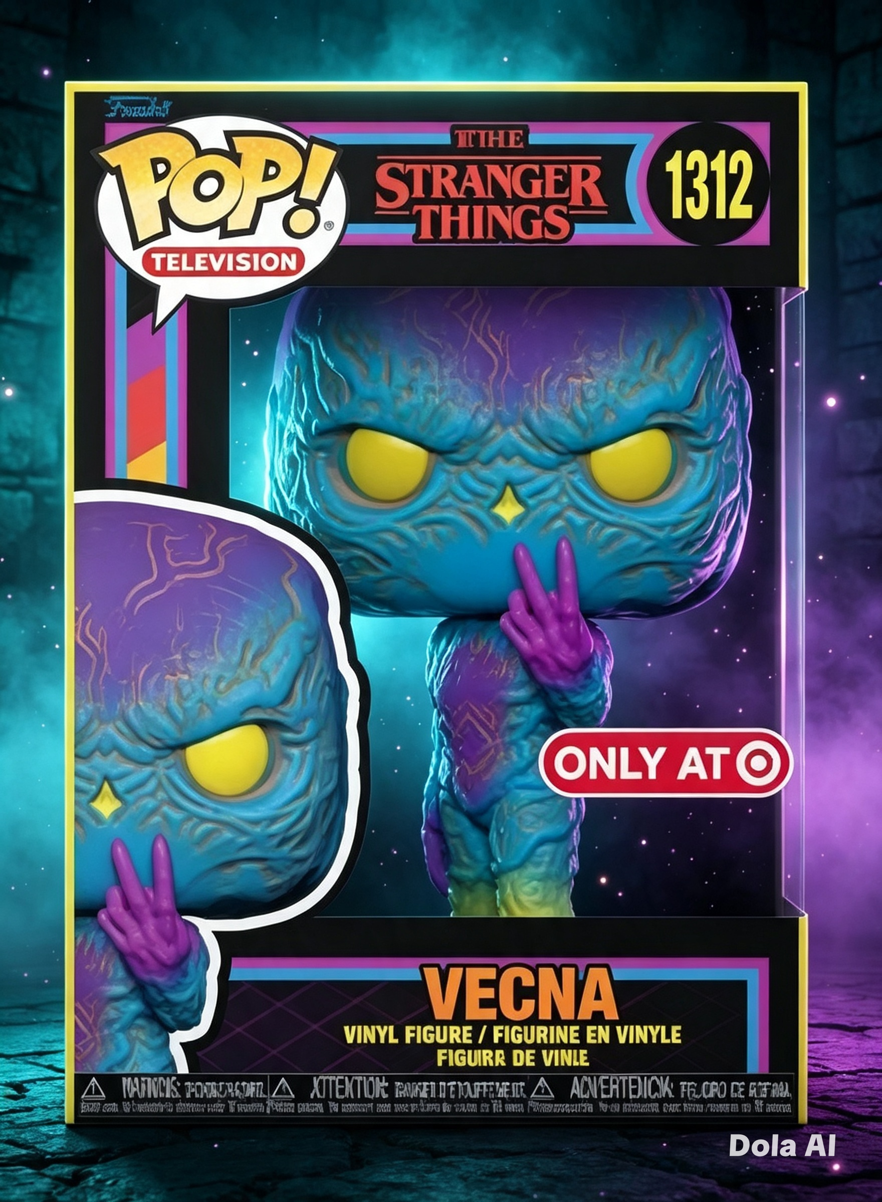 Funko Pop! Vecna Black light #1312 — Stranger Things