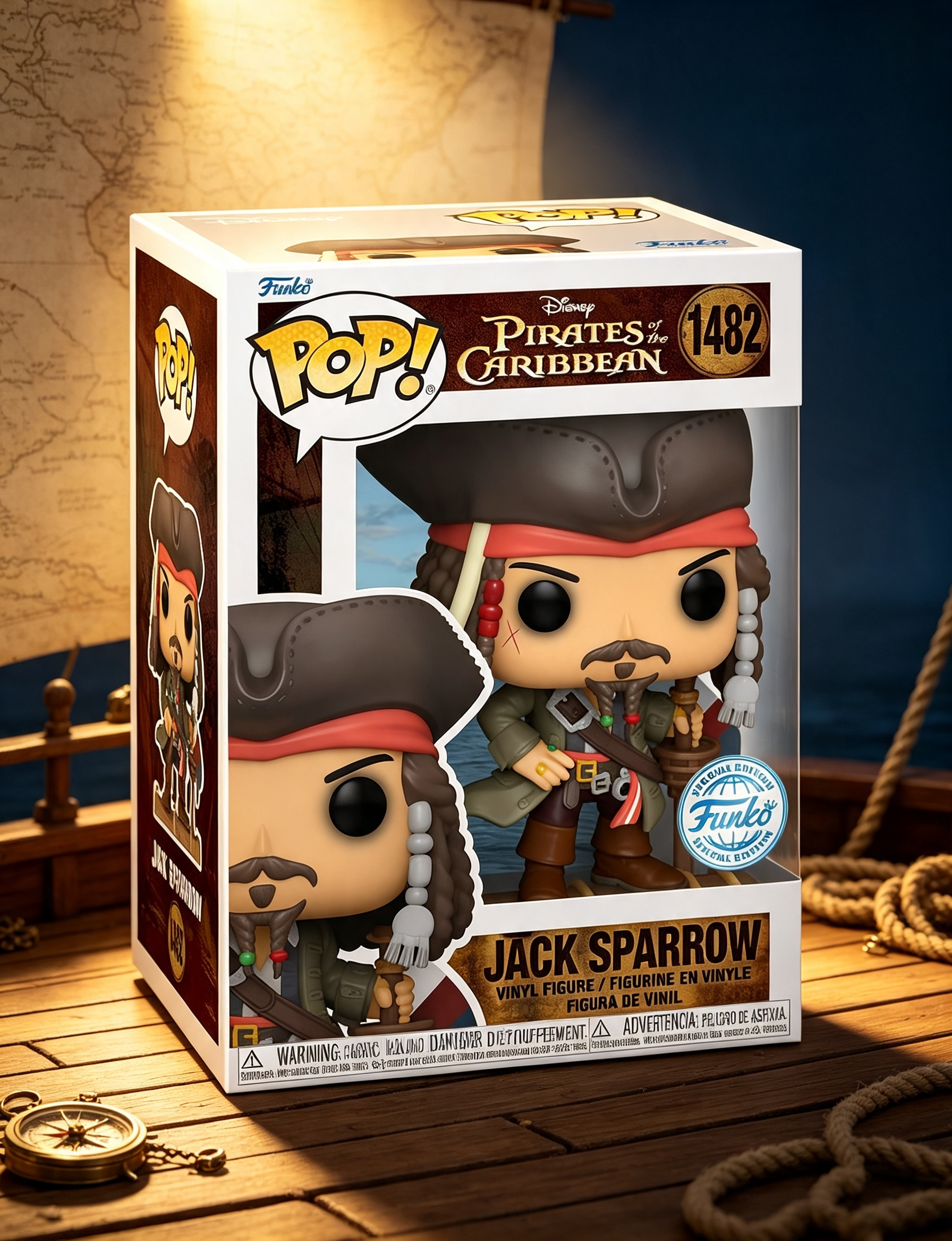 Funko Pop! Jack Sparrow #1482— Pirates of the Caribbean